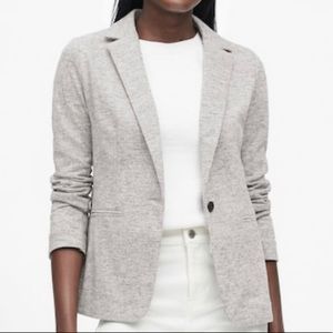 NWOT Zara Basic GREY Jersey Blazer M